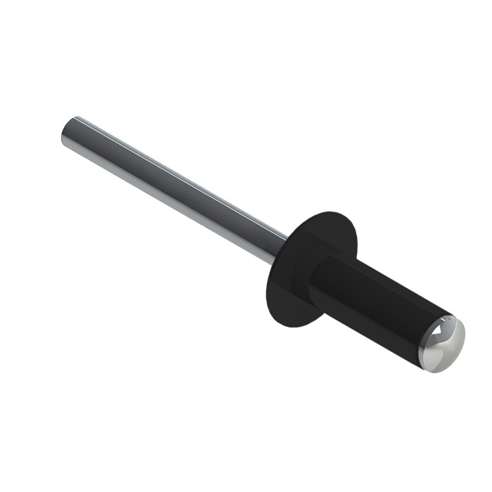 Заклёпка вытяжная Daxmer 3,2х8 RAL 9005 (20х1000шт) ал/ст