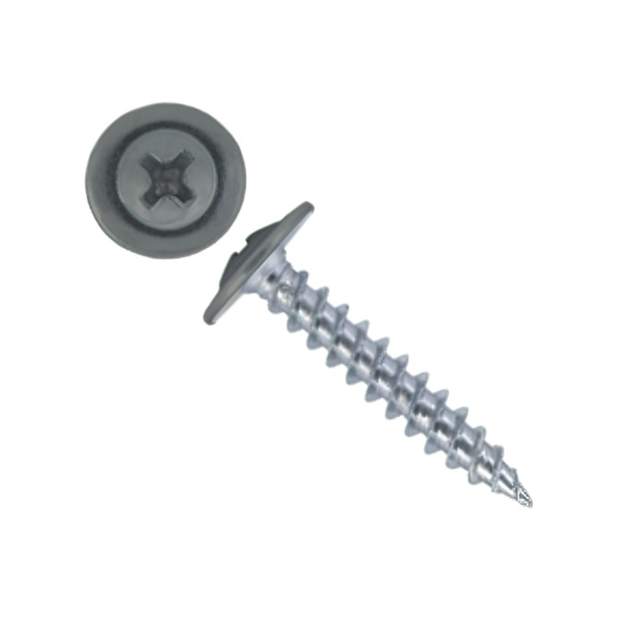 Саморез ПШ 4,2х25 (500шт) шлиц PH2 RAL 9006