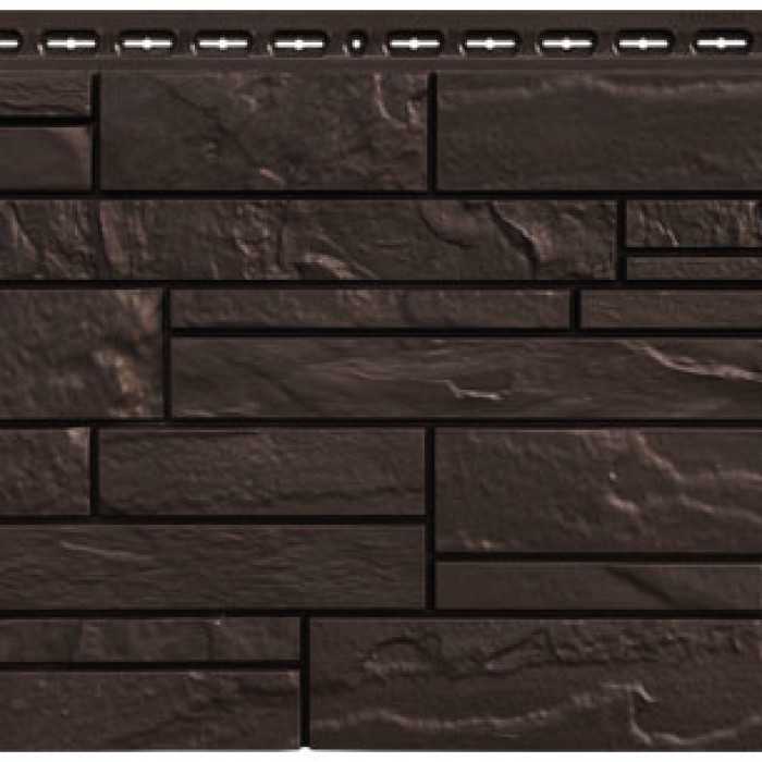 Фасадная панель Grand Line Скала Стандарт Коричневый